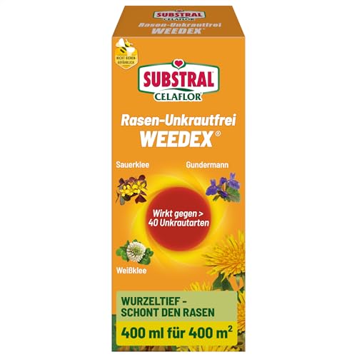 Celaflor Rasen-Unkrautfrei Weedex, 400ml Konzentrat, Unkrautvernichter gegen...