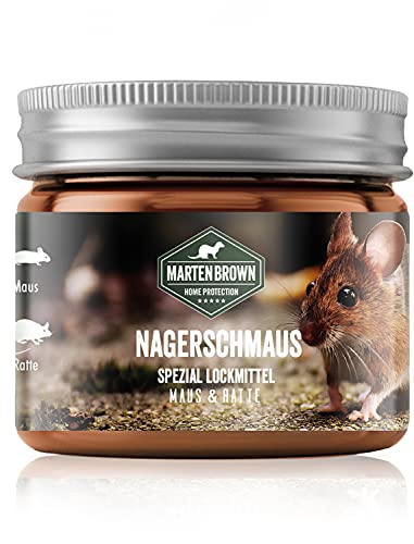 Martenbrown® Nagerschmaus Spezial Lockmittel für Mäuse und Ratten/Bestücken...