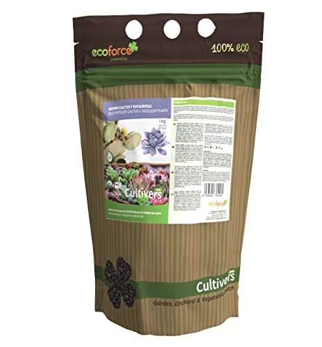 CULTIVERS Bio-Dünger für Kakteen, Sukkulenten und Fettpflanzen 1 kg –...