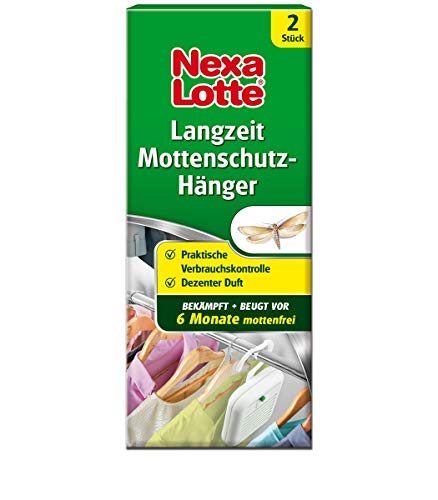 Nexa Lotte Langzeit Mottenschutz Hänger, gegen Kleidermotten, wirkt schnell und...