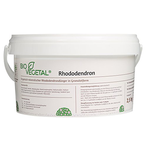BioVegetal Rhododendrondünger mit Guano und natürlicher Langzeitwirkung durch...