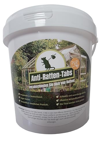 Anti Ratten Tabs - Weltneuheit - ohne Rattengift