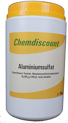 1kg Aluminiumsulfat, 17/18%, (Dünger, Flockmittel, Isoliersalz)