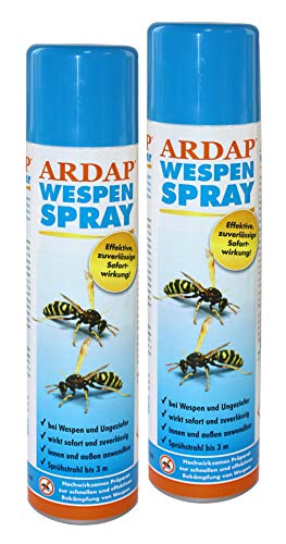 Ardap Wespenspray 2X 400ml Dose (800ml) Insektizid mit Sofort- und...