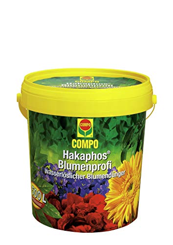COMPO Hakaphos Blumenprofi, Blumendünger, Wasserlöslicher Dünger für alle...
