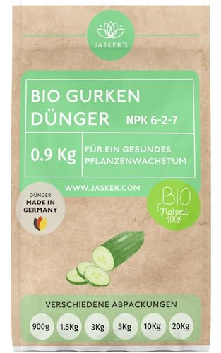 Bio Gurkendünger Langzeit 900 g - 100% Bio-Dünger mit Vinasse & viel Kalium -...