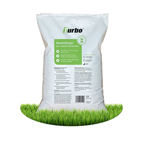 Langzeit Rasendünger Frühjahr 10kg mit Langzeit-Wirkung, Dünger gegen Moos,...