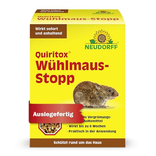 Neudorff Quiritox Wühlmaus-Stopp – Auslegefertiges Fernhaltemittel vertreibt...