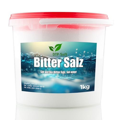 1kg Bittersalz Tannendünger Blattdünger Koniferendünger Magnesium im Eimer 1...