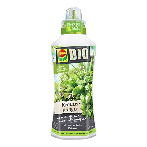 COMPO BIO Kräuterdünger für alle Gewürzpflanzen und Kräuter, Natürlicher...