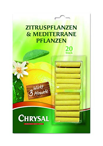 Chrysal Zitrus- & Mediterrane Pflanzen Düngestäbchen 20 Stück