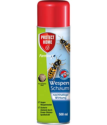 PROTECT HOME Forminex Wespenschaum, mit bis zu 4 Meter Sprühstrahl, Sofort- und...