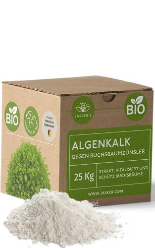 Algenkalk für Buchsbäume 25 Kg – Algenkalk gegen Buchsbaumzünsler - 100%...