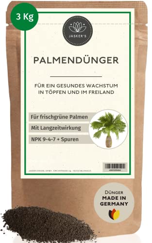 Bio Palmendünger Langzeit 3 Kg Granulat - 100% Langzeitdünger - Palmendünger...