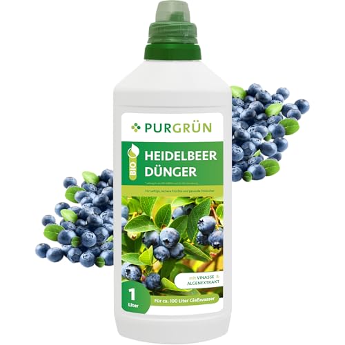 Purgrün® Bio-Heidelbeerdünger 1 Liter – Organische Rezeptur –...