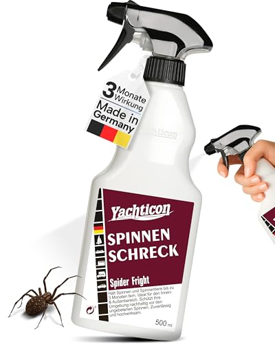 Yachticon Spinnen Schreck 500 ml – Spinnenspray & Insektenspray –...