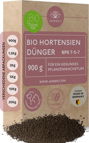 Bio Hortensiendünger Langzeit-Dünger 900 g - 100% Tierfreundlich & Bio - NPK...