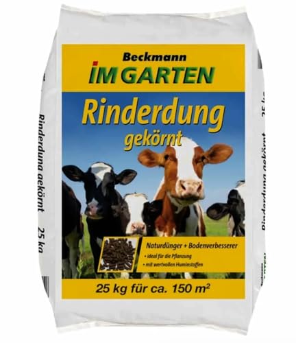 Rinderdung Naturdünger Gartendünger gekörnt 25 kg für ca. 150 m²