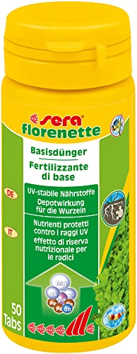 sera florenette 50 Tabletten für prächtige Wasserpflanzen im Aquarium, mit...