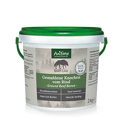 AniForte gemahlene Knochen bekannt als Fleischknochenmehl für Hunde und Katzen...