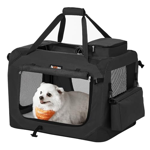 Feandrea Hundebox faltbar, Transportbox Hund, M, Hundetasche, Oxford-Gewebe,...