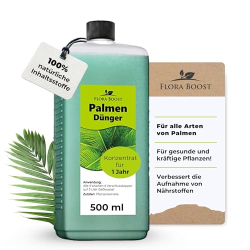 Konfitee Palmen Dünger Flora Boost 500ml I Für bis zu 100L Gießwasser I...