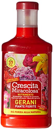 Wachsen Miracolosa NUTRIERUNG Eis und Pflanzen Blumen, 375 ml, Rot, 8,5 x 4,5 x...
