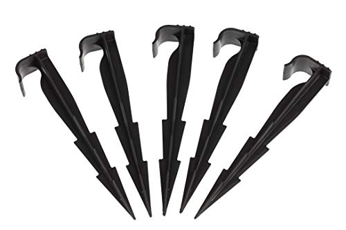 GARDENIX 50 Stück AquaPEG Polypropylen (PP) Gartenschlauch Anker Boden...