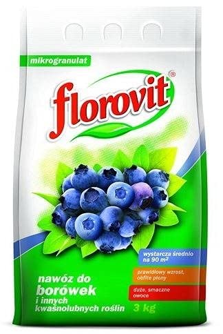 Florovit Dünger für Heidelbeeren und Rhododendren Granulat, 3 kg, NPK...