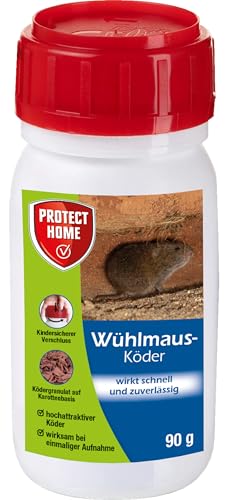 PROTECT HOME Wühlmaus-Köder, Fraßköder zur Effektiven Bekämpfung von...
