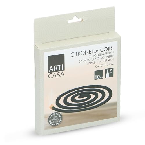 Arti Casa Citronella Räucherspirale – Natürliche Duftspiralen mit...