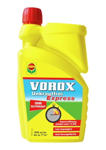VOROX Unkrautfrei Express - Unkrautvernichter - 1L Konzentrat - Anwendung...