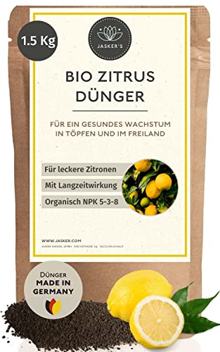 Bio Zitrusdünger 1.5 Kg - Langzeit Granulat - 100% Bio-Dünger für...