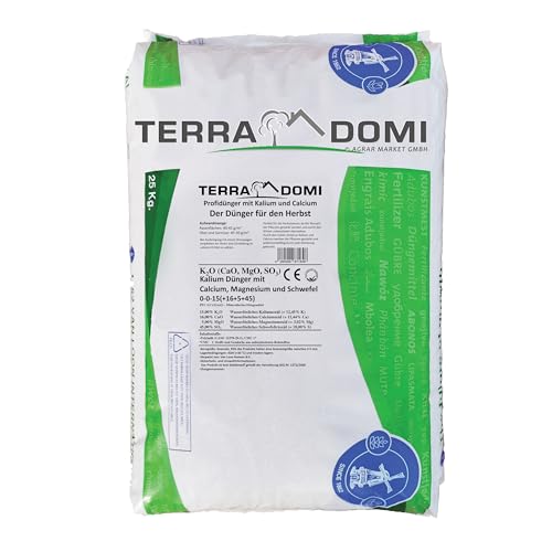 TerraDomi 25 kg Herbstdünger Wurzeldünger für ca. 650m² I langzeit...