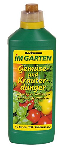 Beckmann im Garten Gemüse und Kräuterdünger 1 Liter