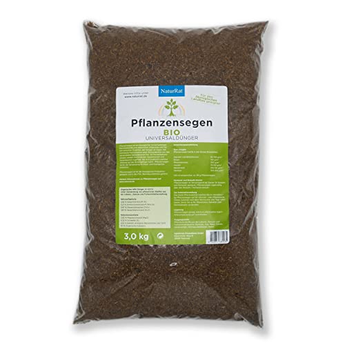 NaturRat Pflanzensegen, 3 kg Veganer Bio Universaldünger | fermentierter...