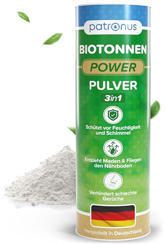 Patronus Biotonnen-Pulver bei Maden, Ungeziefer und üblem Geruch 500g -...