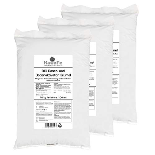 HaGaFe Bio KRÜMEL Rasenaktivator Bodenaktivator Aktivator mit Tonmineralien und...
