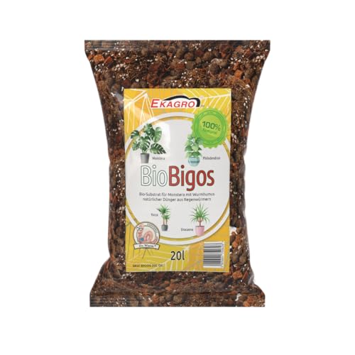 Ekagro Monstera Erde 20L | Blumenerde Zimmerpflanzen für Monstera Pflanzen |...