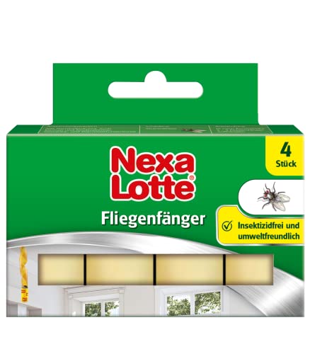 Nexa Lotte Fliegenfänger, zum Bekämpfen von Fliegen mit hoher Klebekraft und...