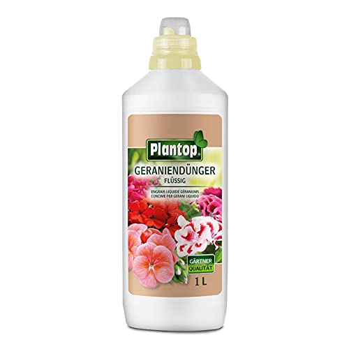 PLANTOP Geraniendünger flüssig 1,0 l NPK-Düngerlösung 6+6+8 mit...