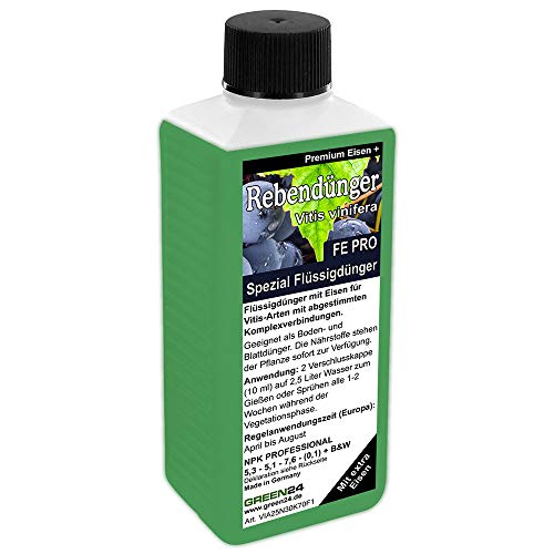 GREEN24 Spezial Rebendünger FE Pro mit Eisen - Vitis Weinreben NPK Dünger für...