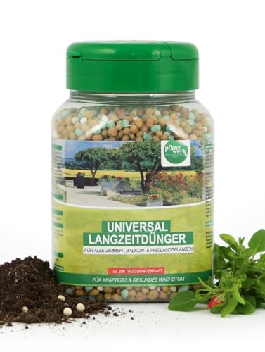 PFLANZWERK® Pflanzkübel Universal Langzeitdünger Blumenerde Premium Dünger...