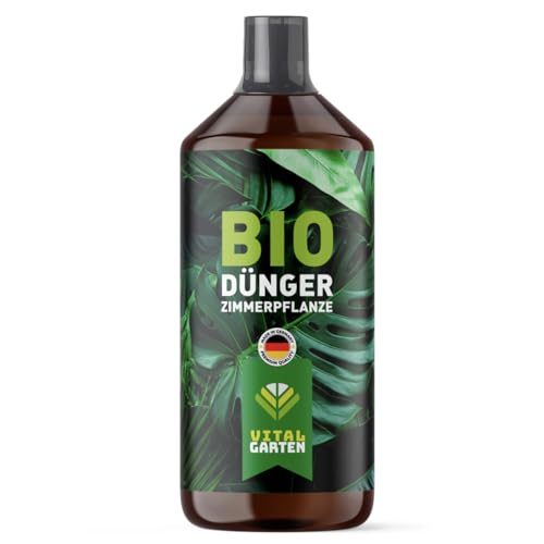 VitalGarten® Hochwertiger Zimmerpflanzen BIO Dünger – Konzentrat für...