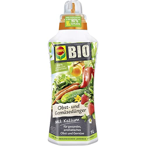 COMPO BIO Obst- und Gemüsedünger, Dünger für alle Obst- und Gemüsesorten,...