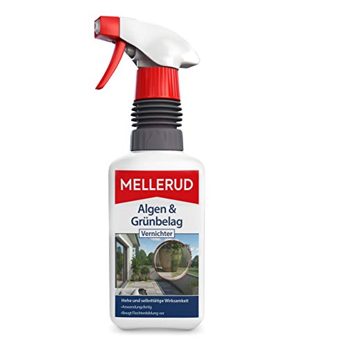 MELLERUD Algen und Grünbelag Vernichter | 1 x 0,5 l | Effizientes Spray zum...