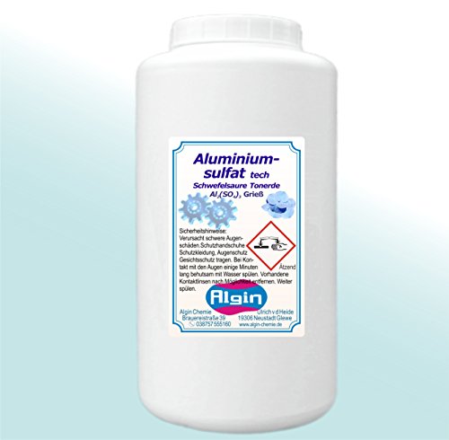 Aluminiumsulfat 1 kg tech Hortensien Azaleen Blütenblau Isoliersalz...