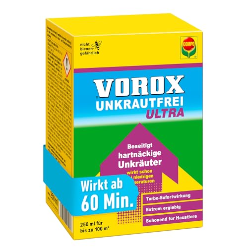 VOROX Unkrautfrei Ultra 250 ml - Hochwirksamer Unkrautvernichter mit...