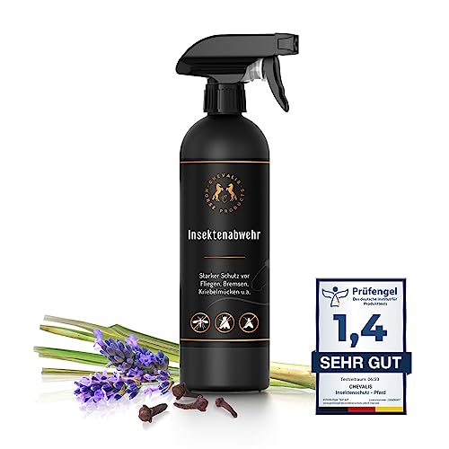 CHEVALIS Fliegenspray & Insektenschutz Pferd 500ml, Für Pferd und Reiter,...
