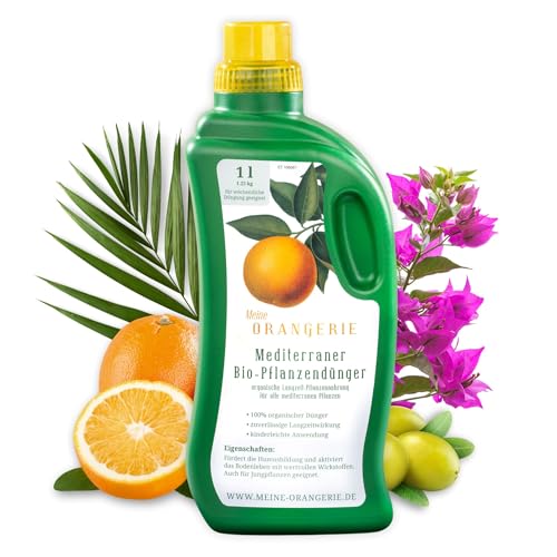 Meine Orangerie Bio-Veganer Flüssigdünger für alle mediterrane Pflanzen -...